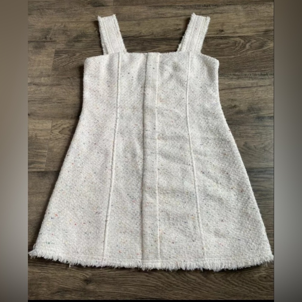 House of Harlow 1960 Ivory Tweed Mini Dress